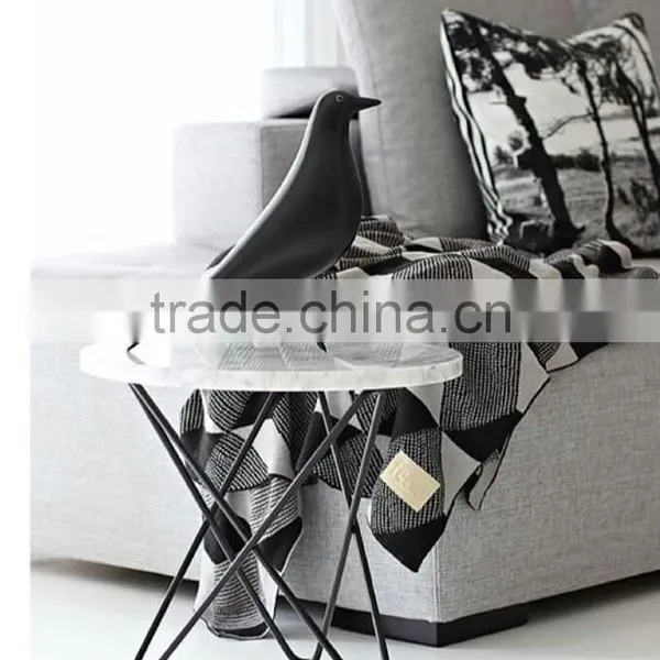 Cooper Metal Stainless Steel Frame With Glass-top Round End Table for the Living Room photo-2
