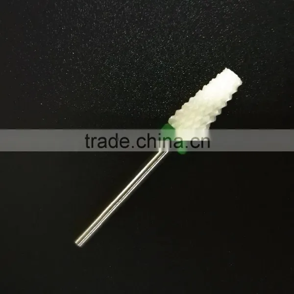 Coarse White Ceramic Nail Drill Bit- Large Tapered Bits photo-3