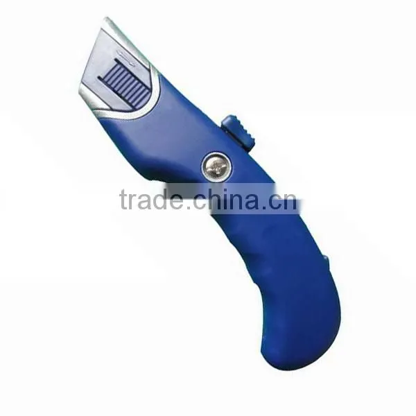 Zinc Alloy Auto Retractable Heavy Duty Safety Utility Cutter Knife photo-2