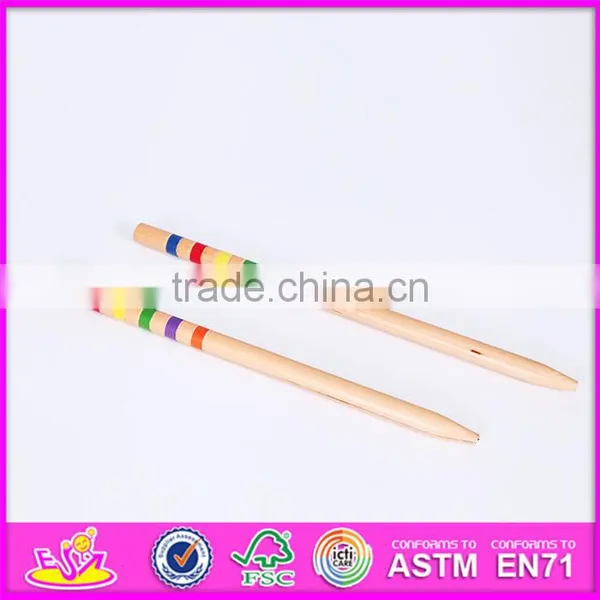 2016 Outdoor Garden 6 Player Funny Children Wooden Croquet Game W01A166 photo-4