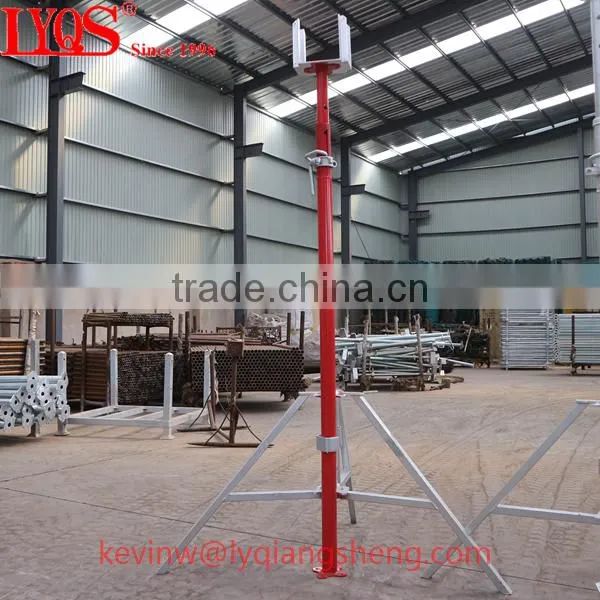 Building material scaffolding adjustable prop for construction