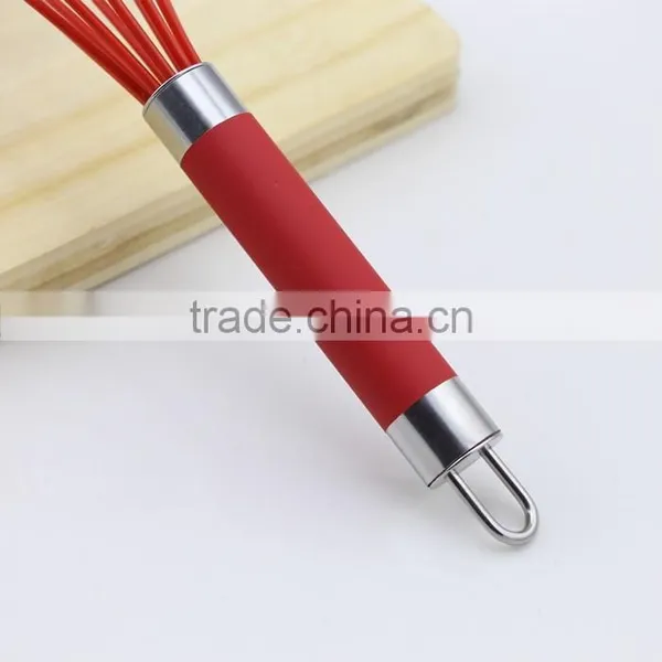 Red Silicone 5 Wire Loops Egg Beater photo-6