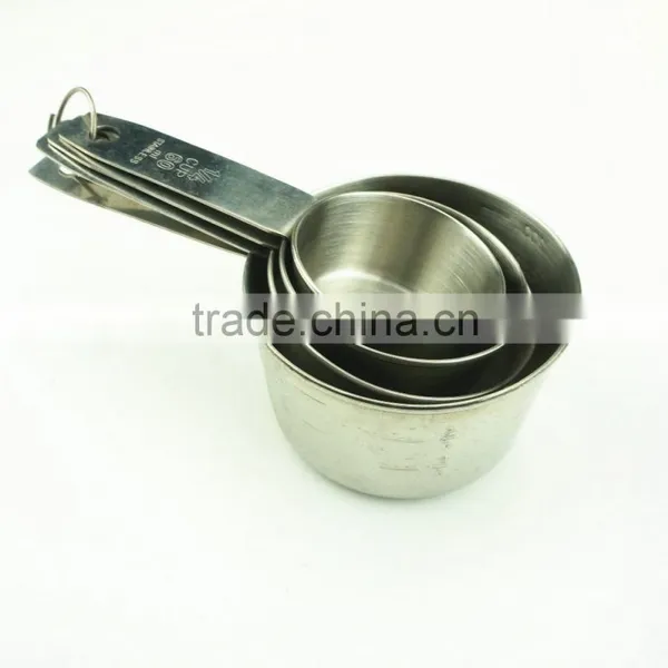 42137 4pcs Stainless Steel Nesting Measuring Cups and Spoons Set photo-5