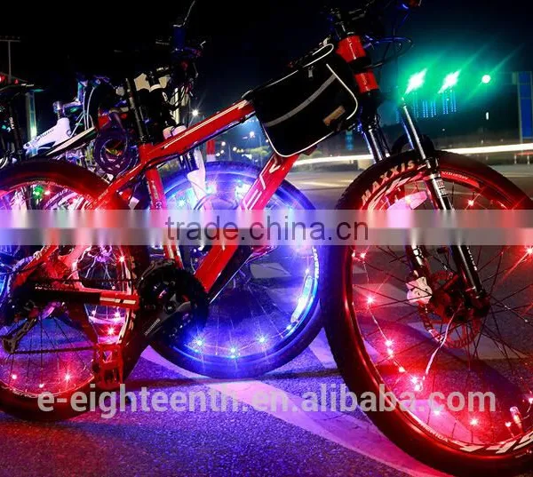 Cheap OEM Colorful 20LED Bicycle Bike Wire Tyre Wheel Spoke Light as Seen on tv photo-2