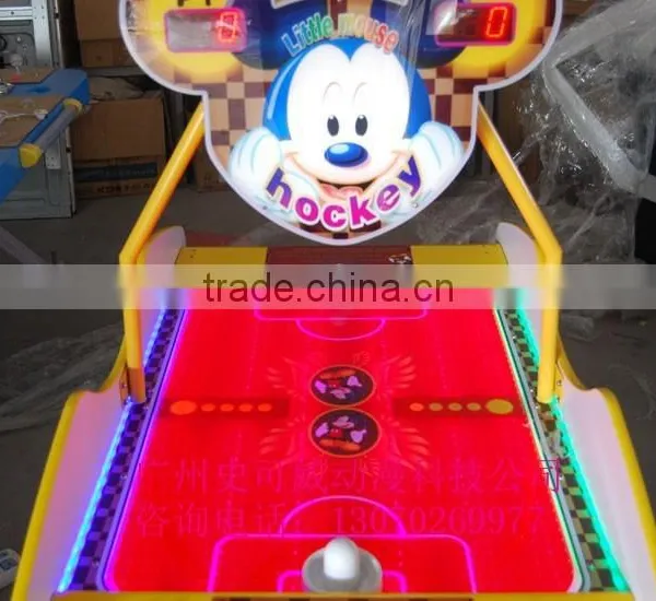 Popular Children MINI Colorful Mouse Air Hockey Games Machine photo-3