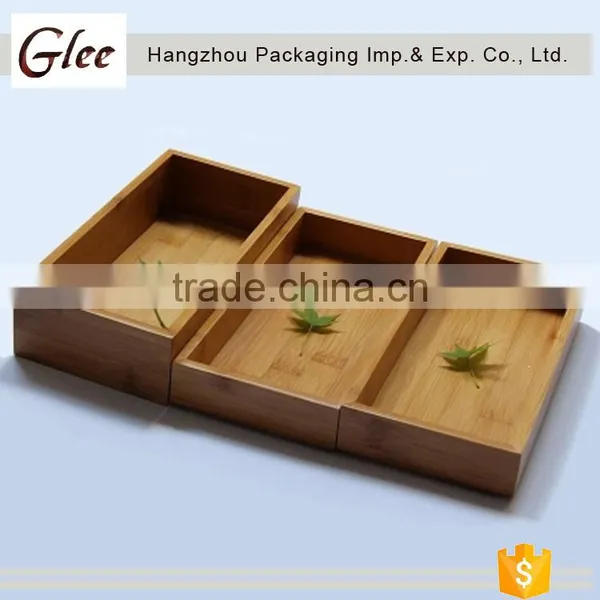 Wholesale Superior 100% Natural Bamboo Storage Box For Serving The Goods photo-3