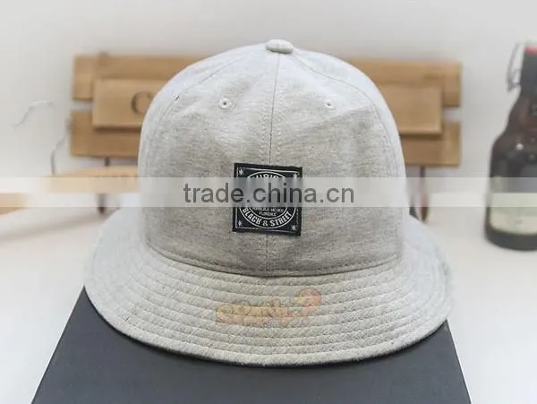 High Quality Custom Bucket Hat Fashion Korea Style Fisherman Cap With Woven Label Logo photo-2