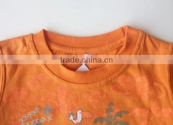 Boys Garment Stcok Kids Cotton t Shirt Cheap Wholesale photo-3