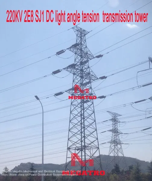 MEGATRO 220KV 2E8 SJ1 DC Light Angle Tension Transmission Tower photo-2