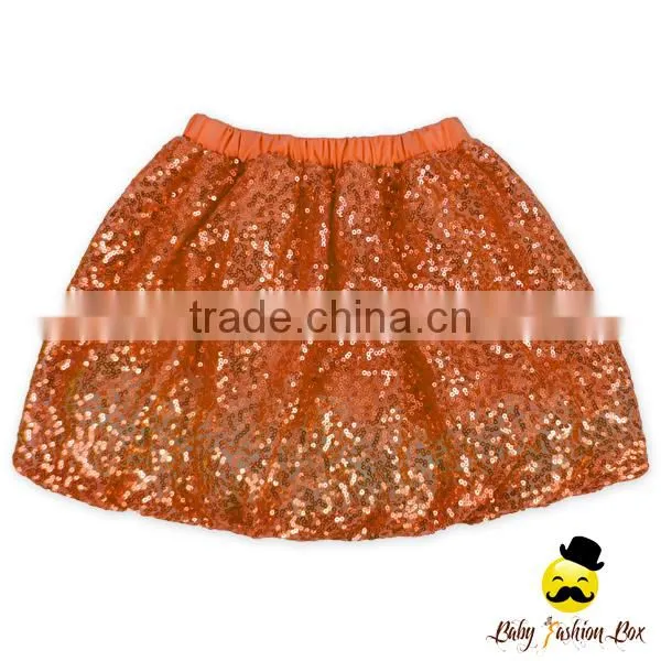 Summer Kids Plain Color Cotton Sequins Inner Lining Little Girl Petti Skirt Mini Dress photo-2