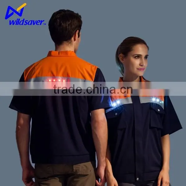 Cheap Reflective Safety High Visibility Led t Shirt Wholesale photo-2