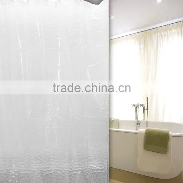 New Arrival Shower Curtian Bath Curtain Thicken 3D Water Cube Shower Curtain Bathroom Supplies With 12 Hooks photo-5