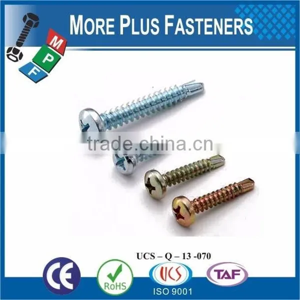 Made in Taiwan Customer Request High Quality Sell on Carbon Steel Hex Head Self Drilling Screws photo-2