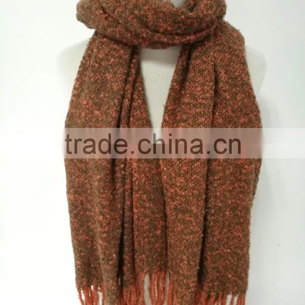Fashion Thick Winter Long Cashmere Custom Blanket Jersey Scarf photo-4