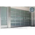 Aluminum Alloy Industrial Sectional Door Sliding For Villa , EU Standard