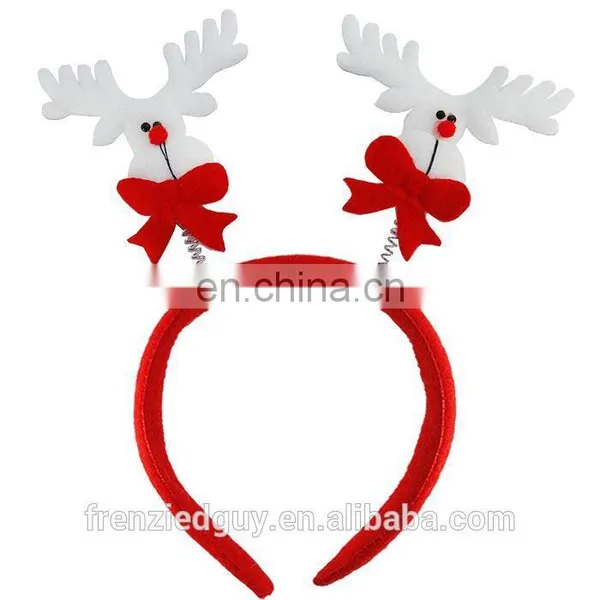 Christmas Reindeer Headband Head Bopper Plastic Headband photo-2
