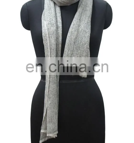 Plain Pashmina Wool Scarfs in HB,Twill photo-4