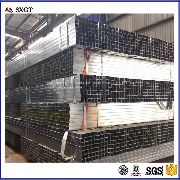 Pre Galvanized Square Steel Pipe Steel Hollow Tube/square Hollow Box Section photo-2