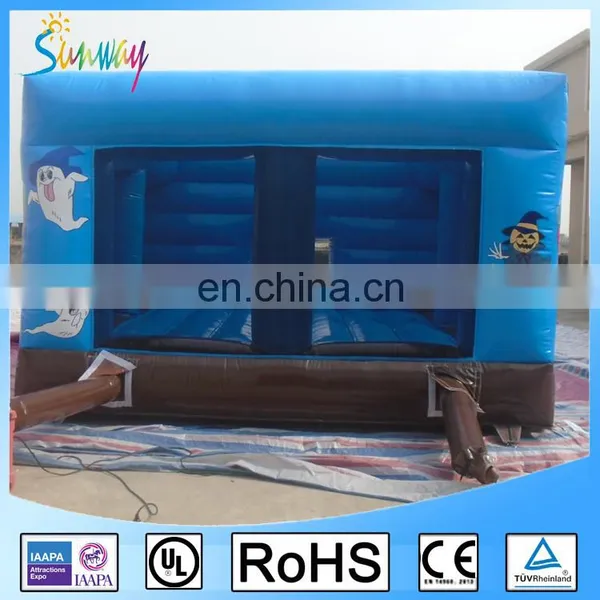 Sunway Cheap Castle Bounce House Inflatable Halloween Haunted House photo-3
