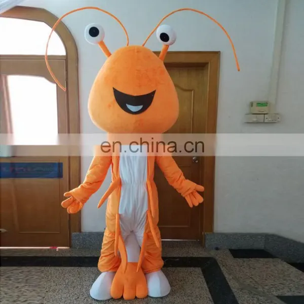 HI CE 2017 High Quality Funny Shrimp Mascot Costume for Party, Adult photo-4