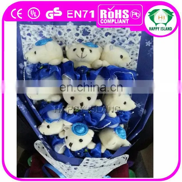 HI Meet CE Stand Custom Soft Plush Toy Bouquet for Valentine's Day photo-3