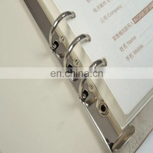 Cheap Custom Black Simple Leather Cover Notebook With Magnet Buckle and Wire Binding for Travel Journal Diary School Note Book photo-2