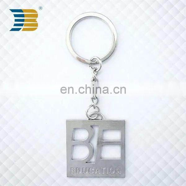 Zinc Alloy Hollow Custom Metal Keychain photo-3