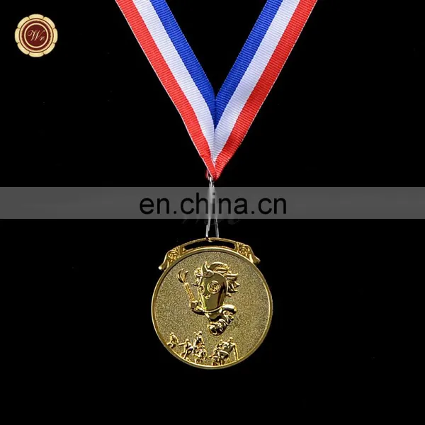 Wr Customized Sports Competition Medal Quality Metal Medal With Ribbon Wholesale photo-3