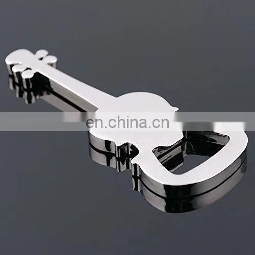 Custom Logo Guitar Silver Metal Bar Tool Beer Bottle Soda Cap Opener photo-6
