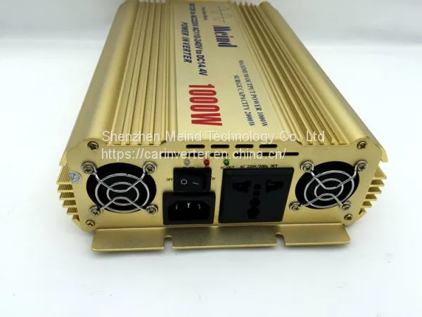 High Quality Pure Sine Wave Built-In Charger DC to AC Continuous 1000W Peak 2000 Watt Power Inverter photo-3