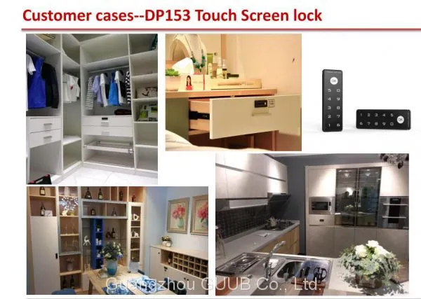 Integrated Designed Electronic Desk Drawer Lock Metal Cabinet Handle Lock photo-2