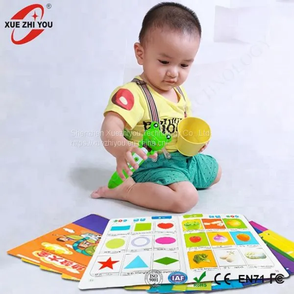 ABS Plastic Eco-friendly Read Pen Learning Toy for Kids English Audio Books Magic Talking Pen photo-3