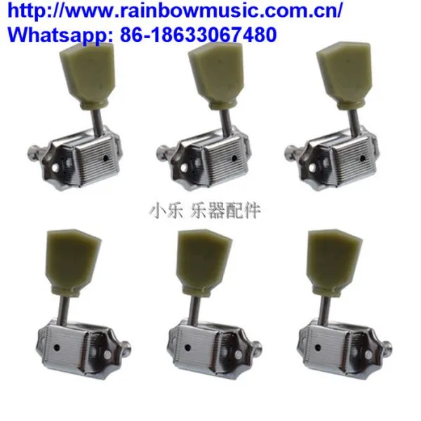 Left Inline Sealed Guitar Tuning Pegs Locking Machine Heads for Grover Guitar Replacement photo-4
