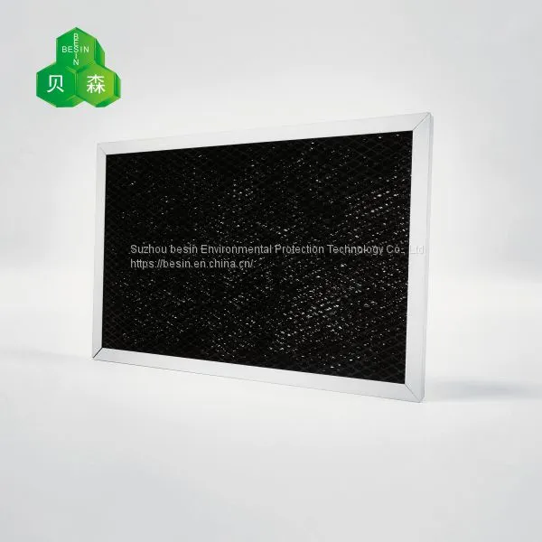 Suzhou Besin Aluminum Foil Net and Diamond Aluminum Net Composite Substrate Activated Carbon Efficient Decomposition Adsorption Filter Net