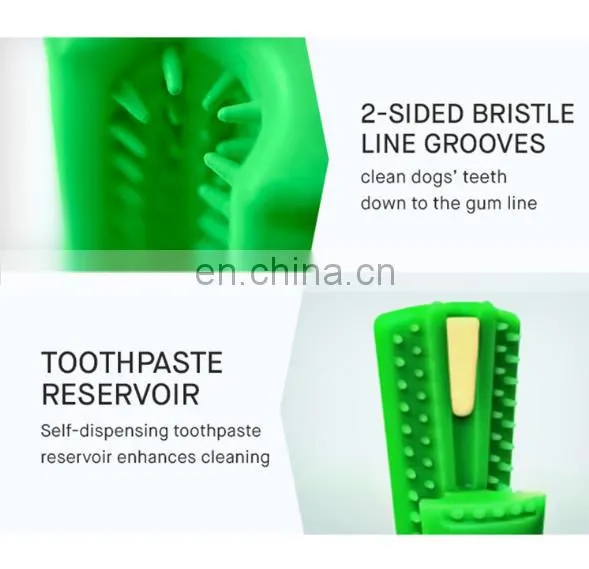 Factory Wholesale Dog Toothbrush Chew Brushing Stick High Quality Pet Health Massage Brush photo-4