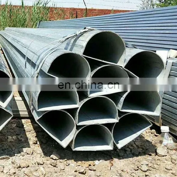 Factory Direct Price! D Shape Hollow Section Steel Tube/Half Elliptical Round Steel Tube photo-3