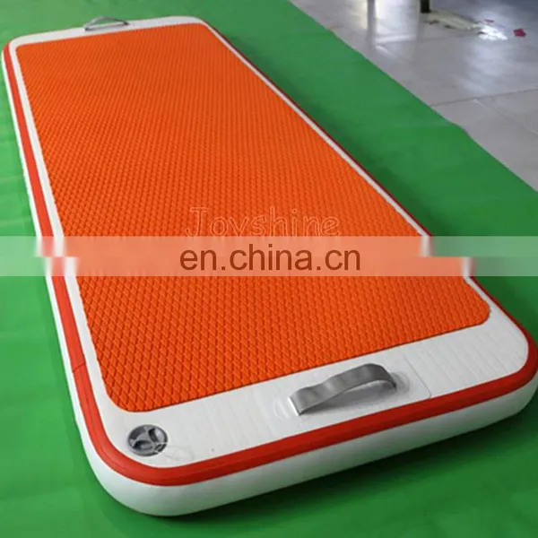 Custom Logo Eco Friendly Inflatable Water Yoga Mat Wholesale Non Slip Foldable Yoga Mat On Water photo-4