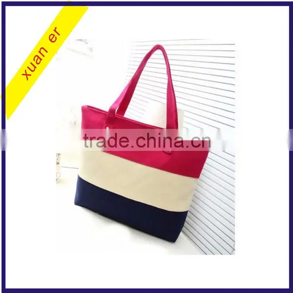 Wholesale China Products Candy Colors Canvas Women Bags photo-2