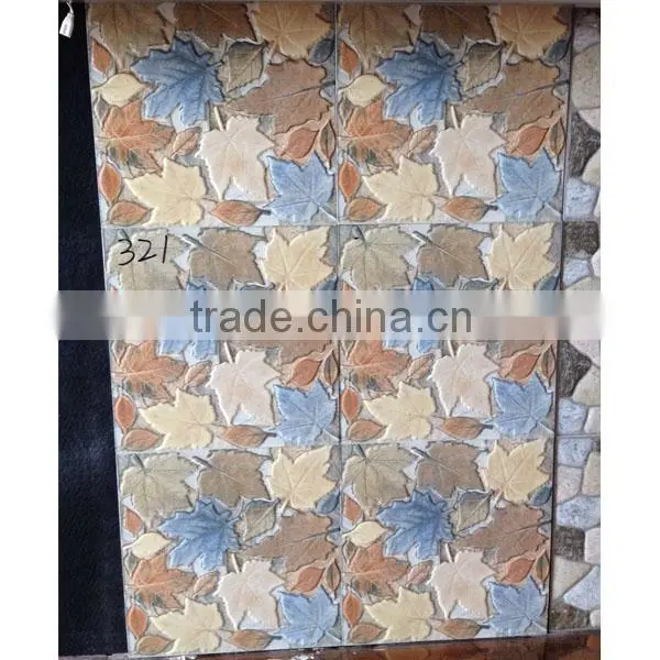 Manufacturing Bathroom Ceramic Pebble Floor Tiles photo-2