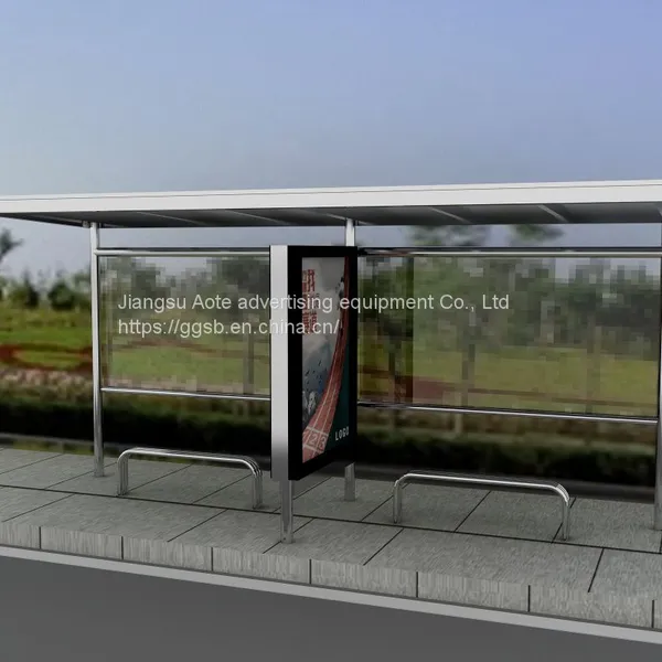 Rural Heated Seat Bus Platform Harbor Type Bus Platform Light Box Company