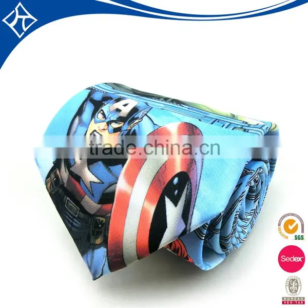 Fancy Cheap Printed Anime Neckties,silk Simple Neckwear photo-3