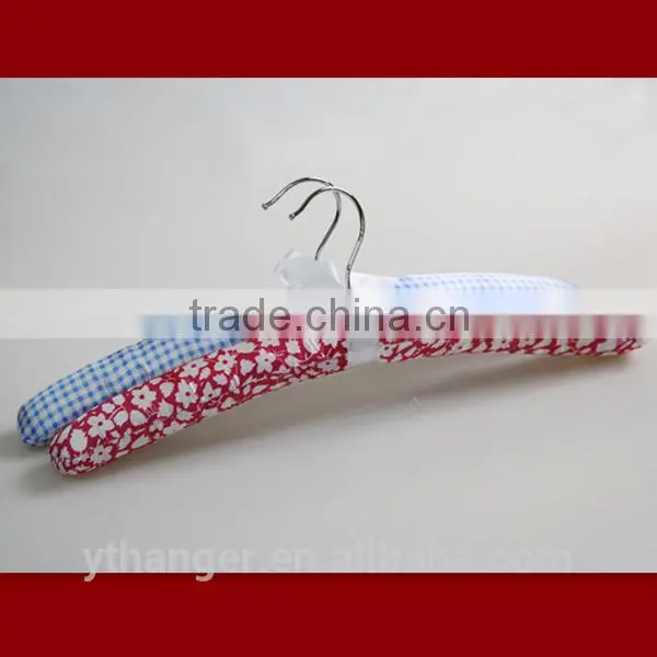 Colorful Satin Hanger Soft Padded Clothes Hanger photo-2