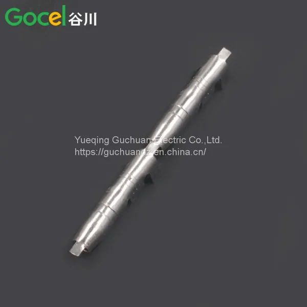 DJ210-3.5 Plug Spring Brass Tin Plated Horizontal Feed Horizontal Strip Terminal photo-2