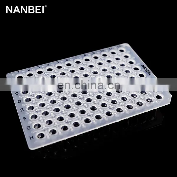 Hotsale 0.1ml 02ml Full Semi Skirt White Clear Pcr Plate photo-3