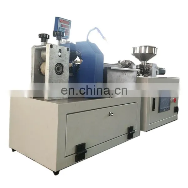 Small Experimental Extruder Desktop Extruder Small Scale Extrusion Line for Lab photo-4