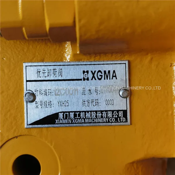 XGMA Priority Unloading Valve 12C0689 for XG935 Wheel Loader photo-3