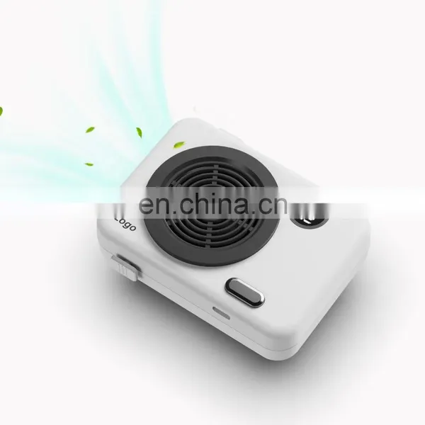 2021 Summer Best Hanging Mini Cooler Neck Fan, Portable Rechargeable Battery Handheld Desktop Usb Air Cooling Fan for Hand Free