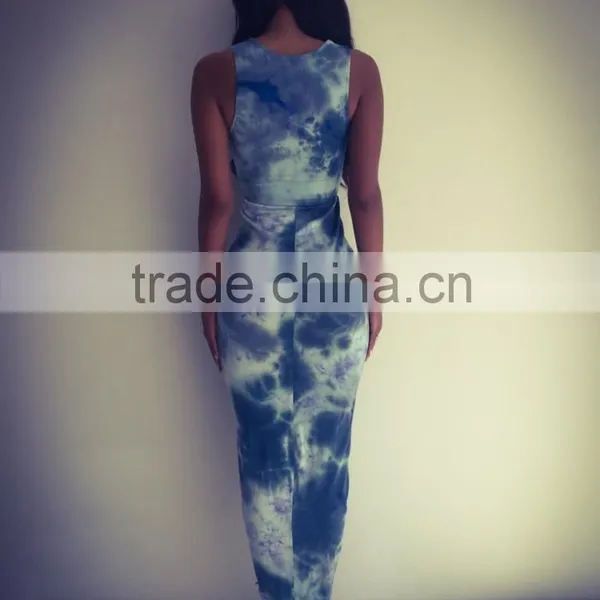 Fashion Dress Sexy V Collar Dress Sleeveless Evening Dress photo-5