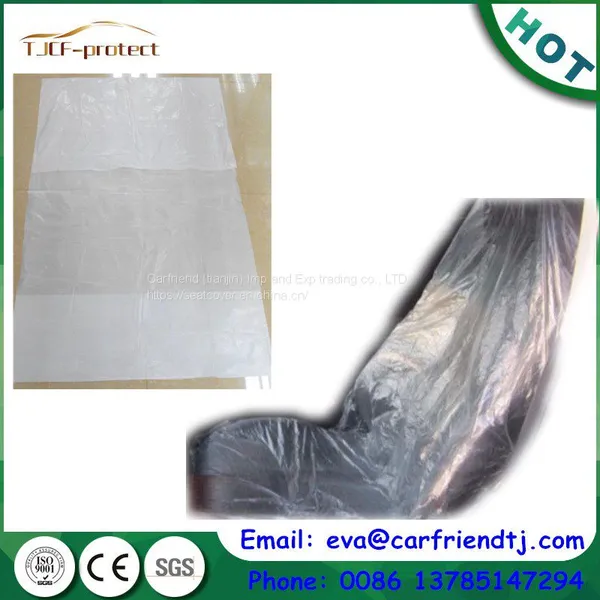 Disposable Plastic Car Seat Cover for Interior Pratectice