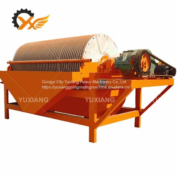 Dry Mineral Ore Separation Machine Sand Powder Magnetic Separating Iron Removing Separator